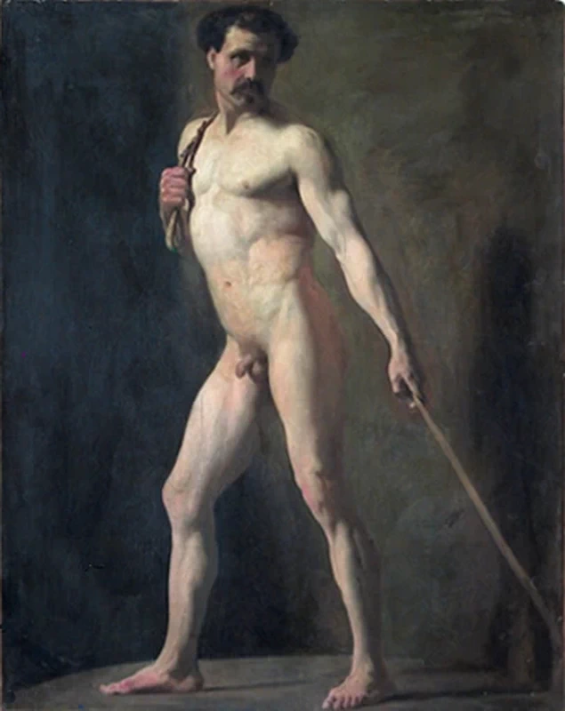 Nudo maschile accademico (1870)
